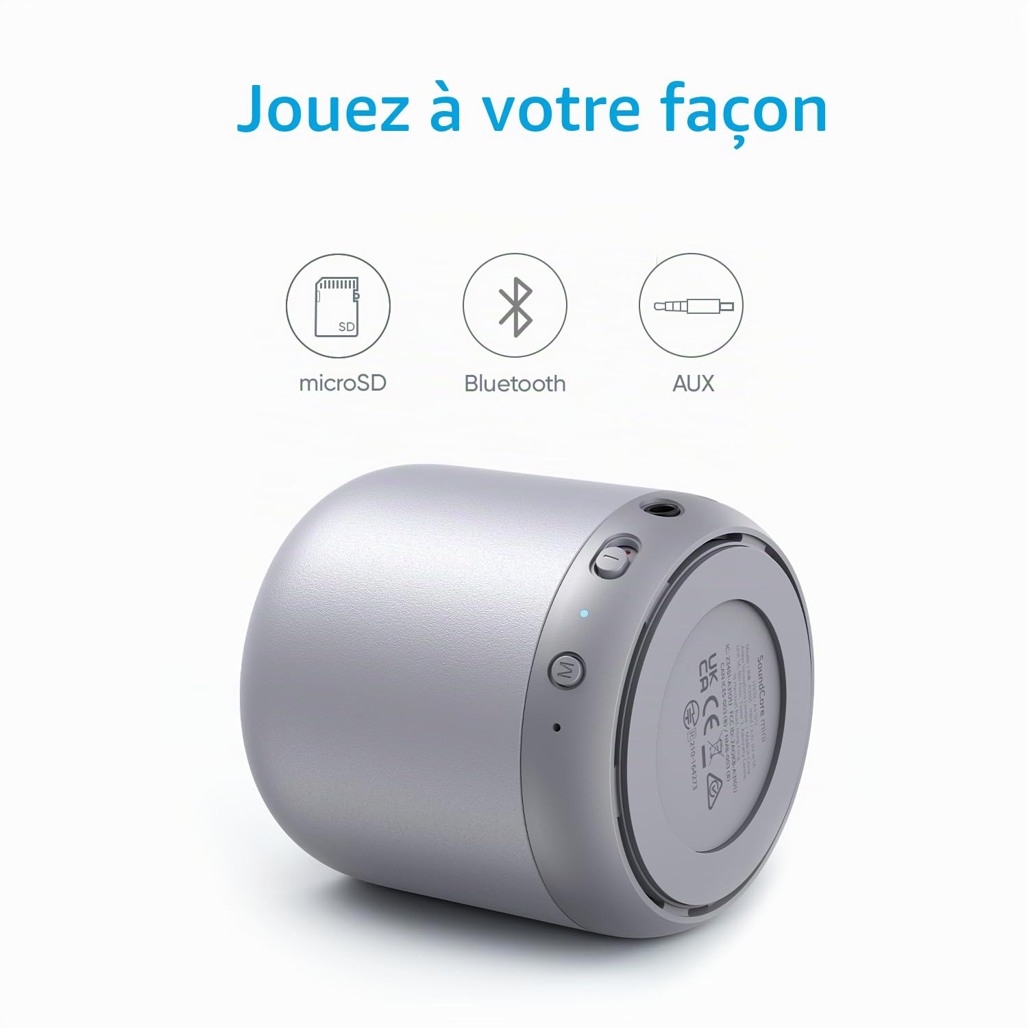 Anker Soundcore Mini Bluetooth Speaker, Compact Speaker with 15